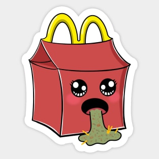 Happy meal puke Sticker